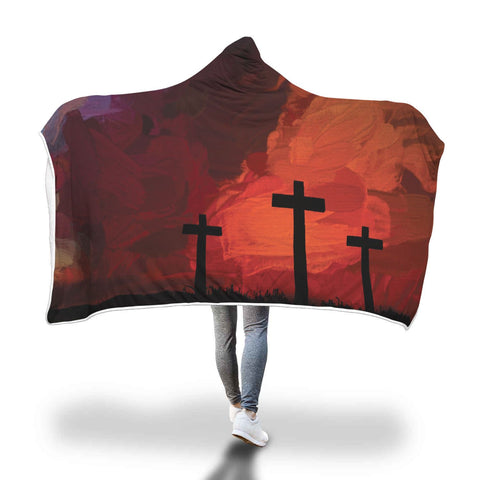 Image of "Trinity" Christian Hooded Blanket