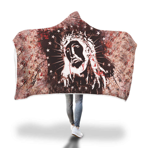 Image of "Saviour" Christian Hooded Blanket