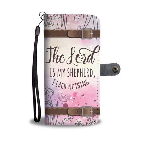 Image of "My Shepherd" Psalm 23 Christian Wallet Phone Case