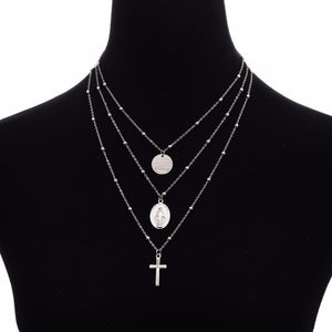 Holy Trinity Layered Necklace