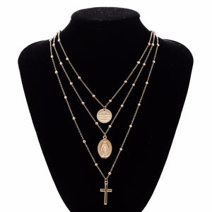 Holy Trinity Layered Necklace